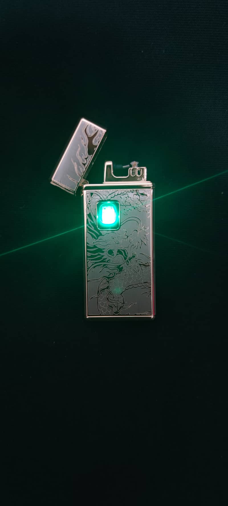 Black Dragon Metal Plasma Arc USB Type-C + Gas Lighter 3