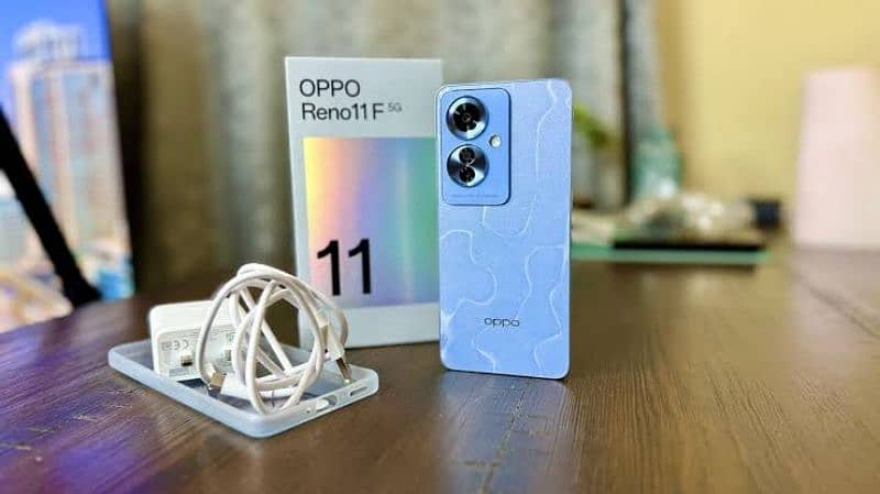 OPPO RENO 11F 5G SKY BLUE IN WARRANTY UP FOR SALE 1