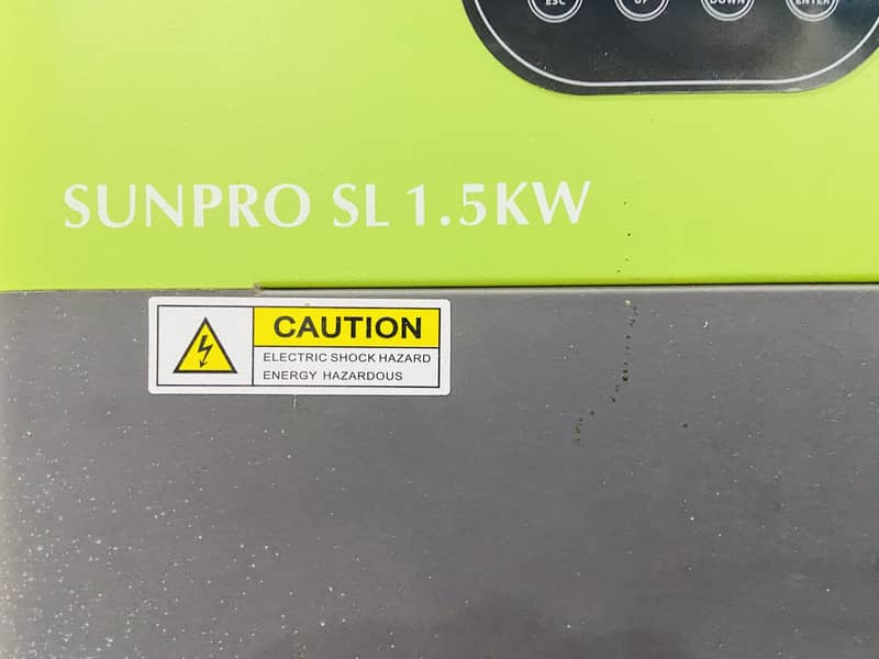 Model: Sunpro SL 1.5kw 3