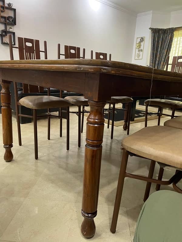 wooden dining table 8 chairs 11