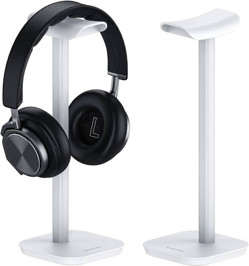 Universal Aluminum Headphone Stand - Detachable, Non-Slip, Curved 4