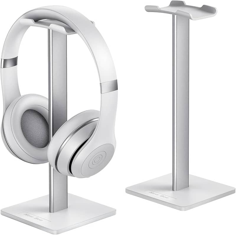 Universal Aluminum Headphone Stand - Detachable, Non-Slip, Curved 5