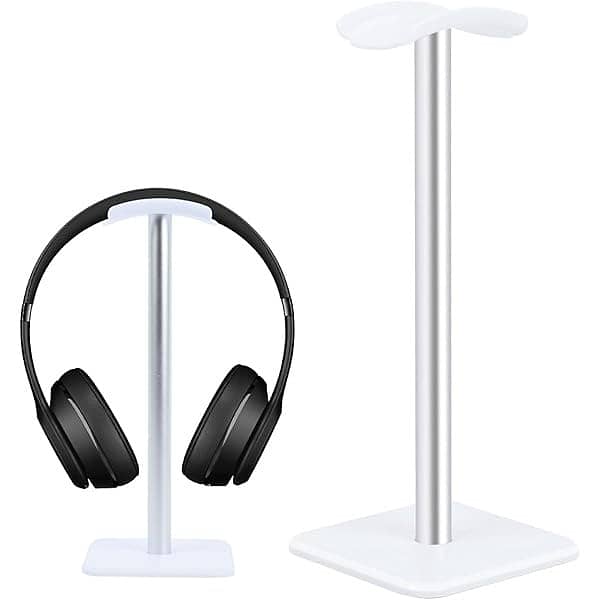 Universal Aluminum Headphone Stand - Detachable, Non-Slip, Curved 6