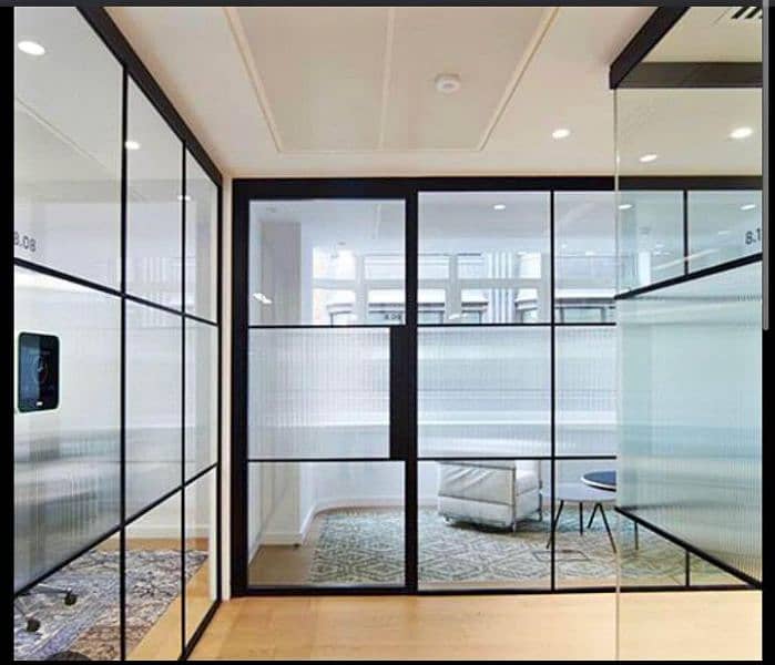 aluminum glass door window all work 1