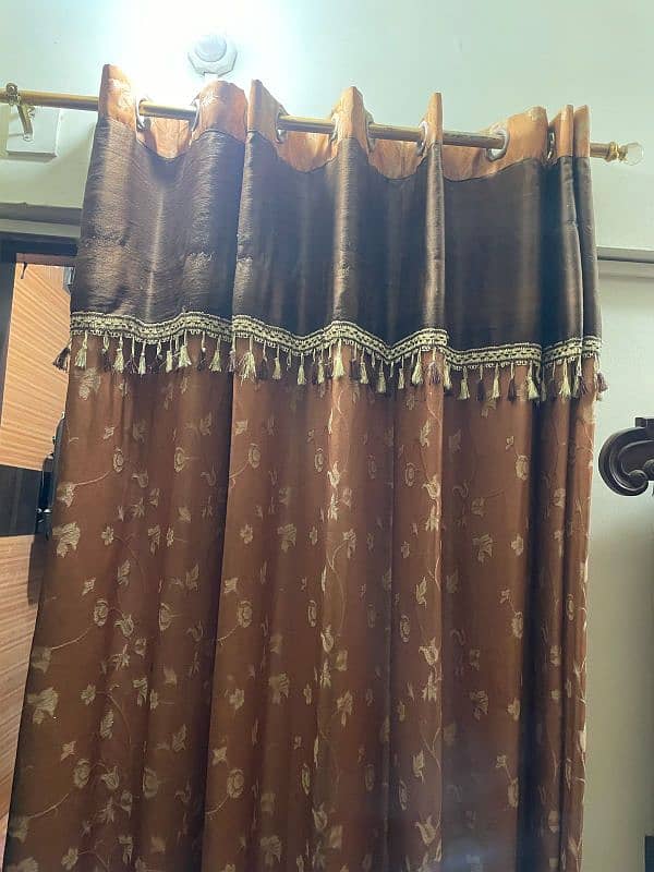 brown curtains 2