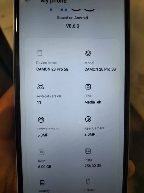 Tecno Camon 20 pro 5G 4