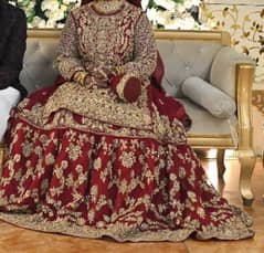 used bridal farshi lehenga