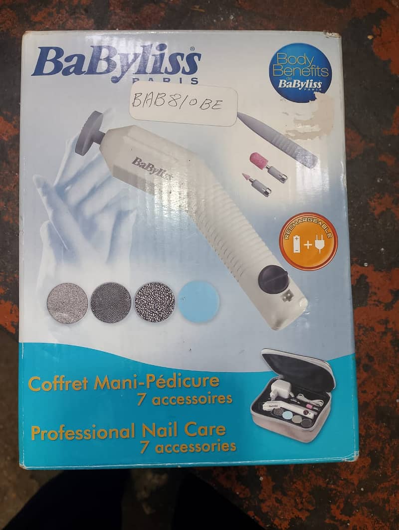 BabyBliss paris manicure and pedicure machine st brand new 3