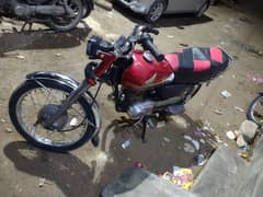 honda cg 125  2010 model urgent for sale paper complete cplc clear