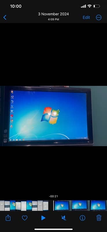 hp intel core 2 duo touch screen moniter+ external keyboard 0