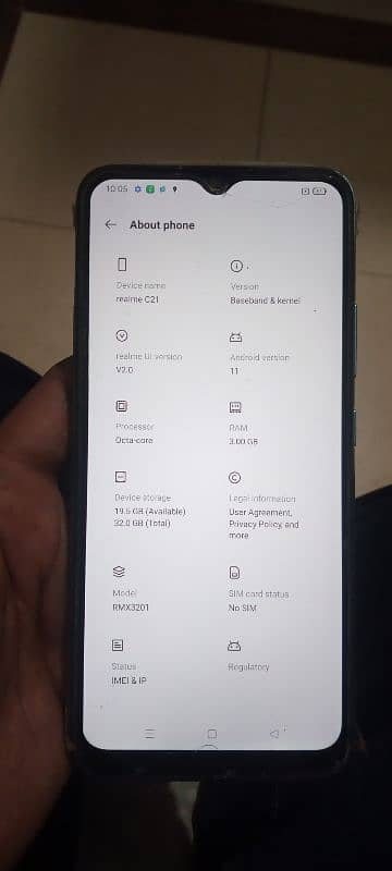 realme c21 3/32 5