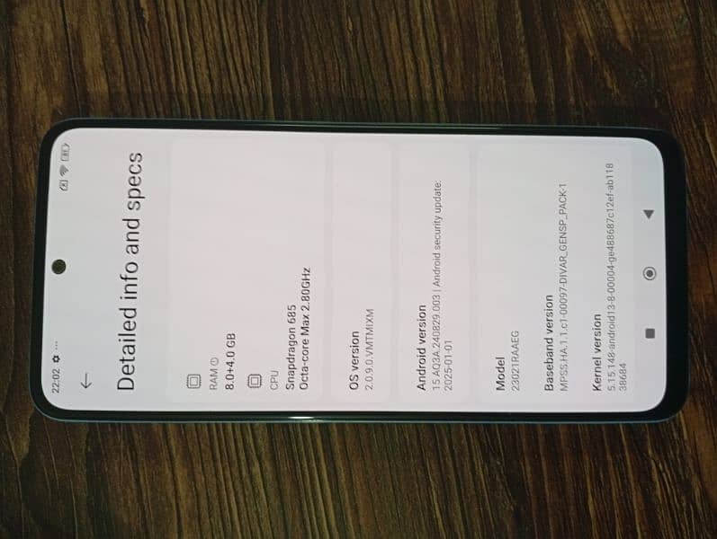 Xiaomi Redmi Note 12 8GB Ram 128 GB Rom 3