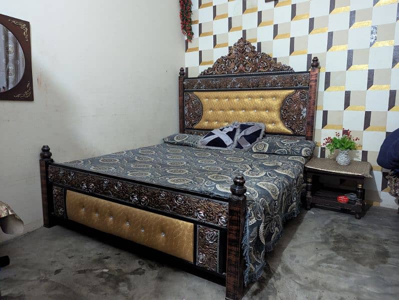 Used Iron Bed without mattress 1