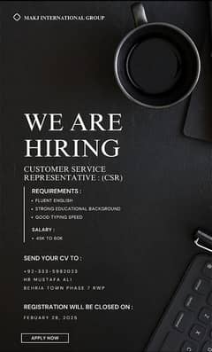 Customer Service Representatives(CSR)