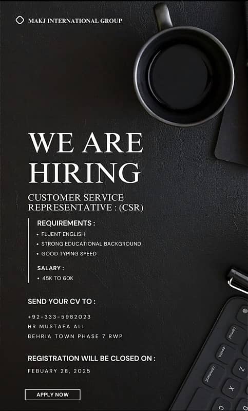 Customer Service Representatives(CSR) 0