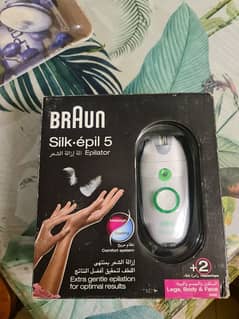 Braun silk epilator 5 with 2 attachments