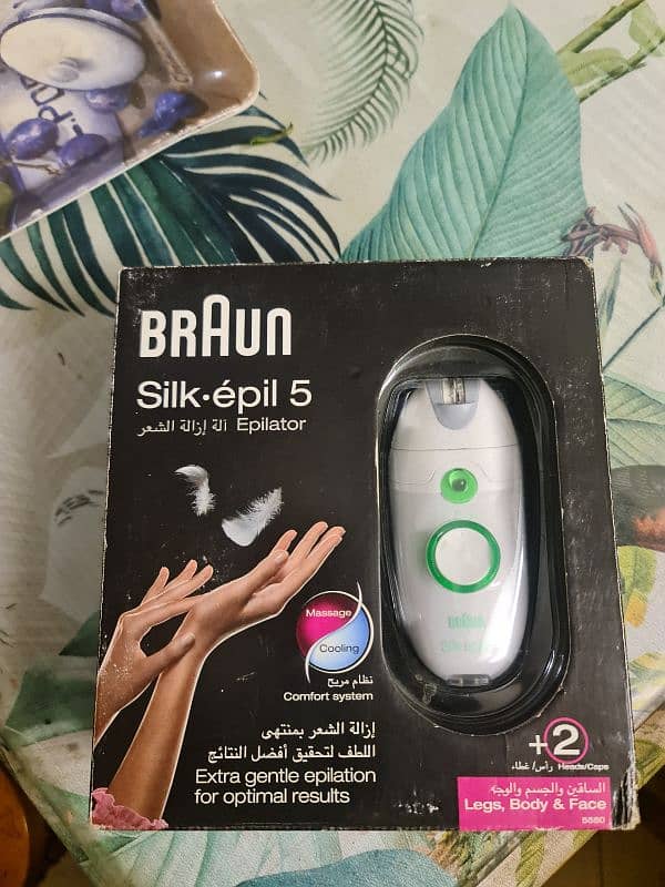 Braun silk epilator 5 with 2 attachments 0