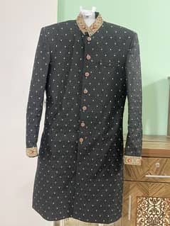 Indian Black mesouri sherwani