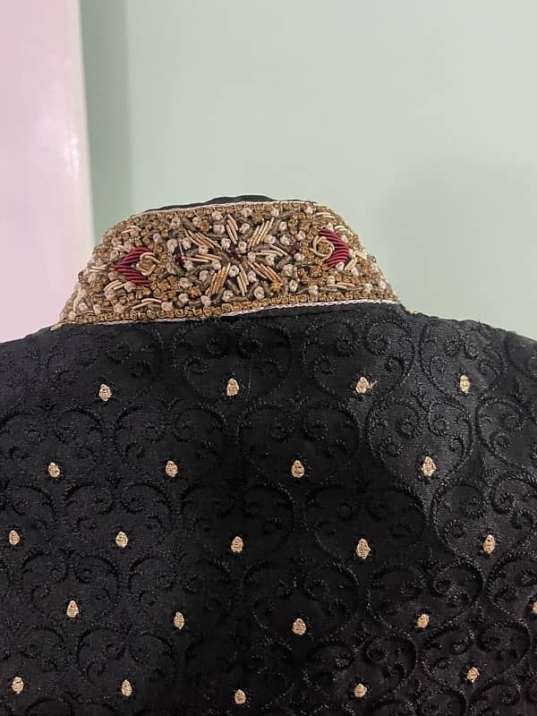 Indian Black mesouri sherwani 3