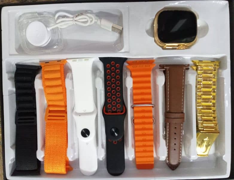 Gold Premium Ultra 9 Smart watch 1