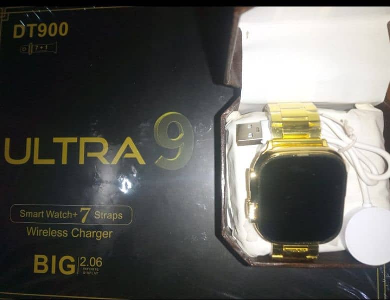 Gold Premium Ultra 9 Smart watch 3