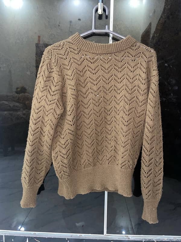 beautiful brown sweatshirt 0