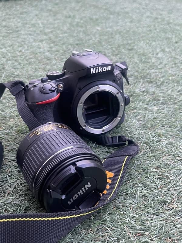 Nikon d5600 with 18-55mm lens 2