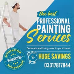 All Kinds of Paint Services available for Villas & Buildings