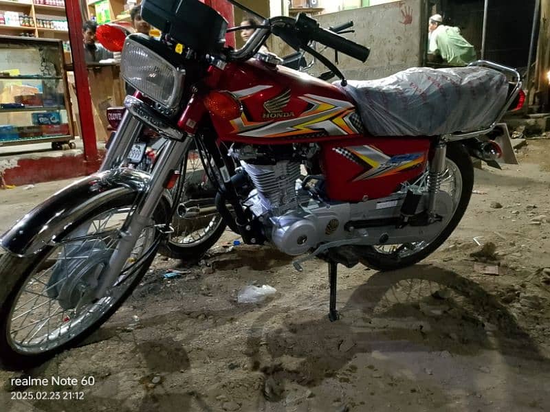 Honda cg 125 2025 model unregistered bike h 3