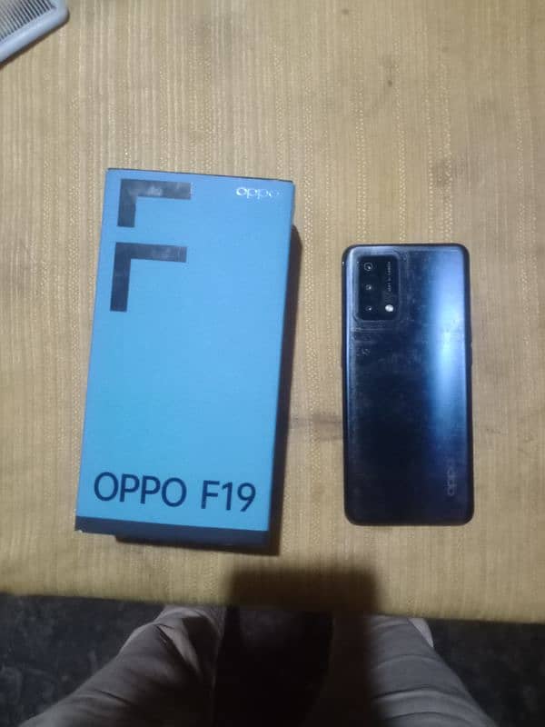 oppo f19 6+6 ram 128gb storage with box 1