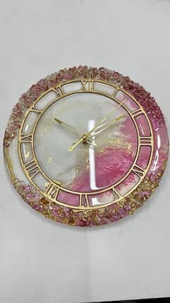 Handmade Wall clocks made with Epoxy resin