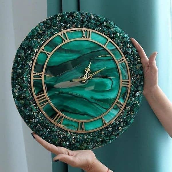 Handmade Wall clocks made with Epoxy resin 1