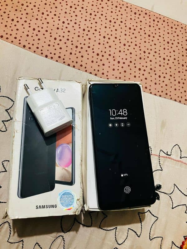 Samsung galaxy a32 6/128 with complete assocceriese pta oficial aprove 1