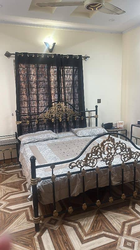 Almost new iron bed for sale 1