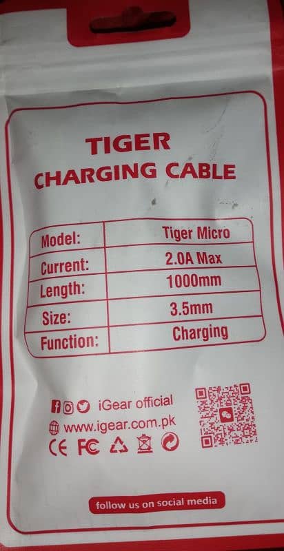 I Gear Tiger Micro Cable 1