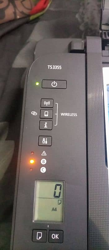 WIRELESS CANON TS3355  PHOTOCOPY,SCANER,PRINTER 1