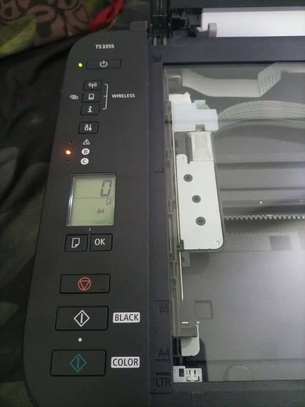 WIRELESS CANON TS3355  PHOTOCOPY,SCANER,PRINTER 6