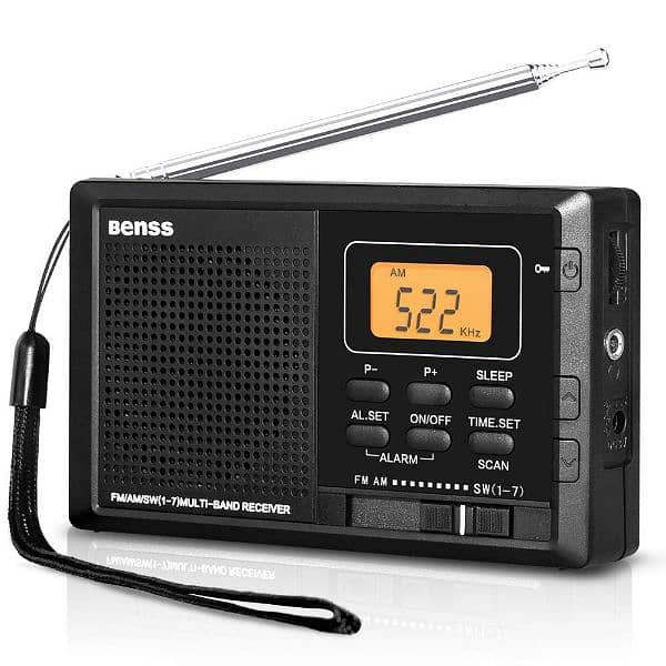 Benss Small AM FM SW Digital Radio Pocket Transistor Stereo Radio 0