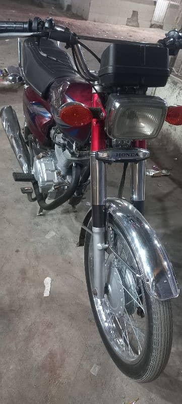 Honda CG 125 2022 7 month karachi no 2