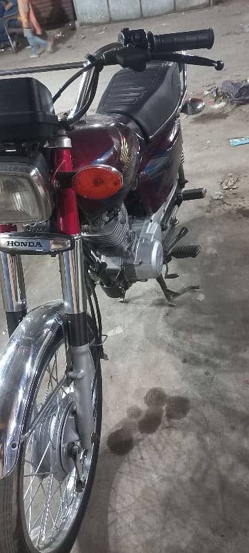 Honda CG 125 2022 7 month karachi no 4