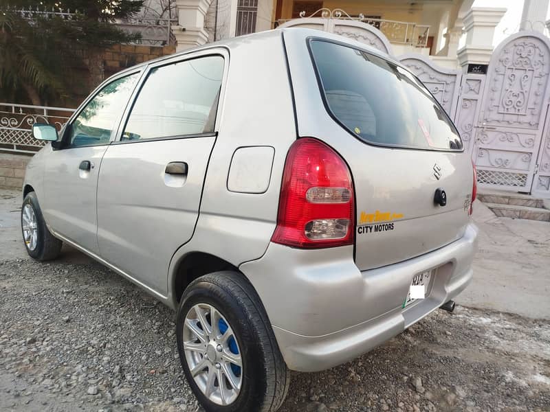 Suzuki Alto VXR 2007(End) Rawalpindi No. Silver Color CNG/AC Alloyrims 1