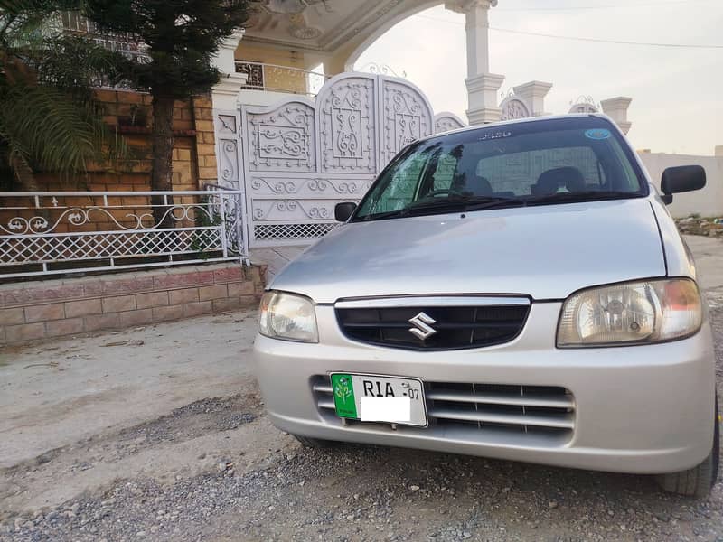 Suzuki Alto VXR 2007(End) Rawalpindi No. Silver Color CNG/AC Alloyrims 4