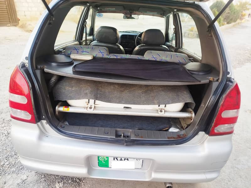 Suzuki Alto VXR 2007(End) Rawalpindi No. Silver Color CNG/AC Alloyrims 11