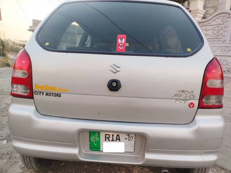 Suzuki Alto VXR 2007(End) Rawalpindi No. Silver Color CNG/AC Alloyrims 18