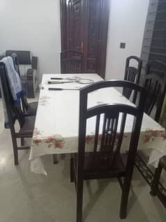 Big size like a new table with 6 chairs