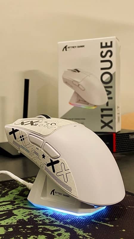 Attackshark X11 tri mode wireless gaming mouse 4