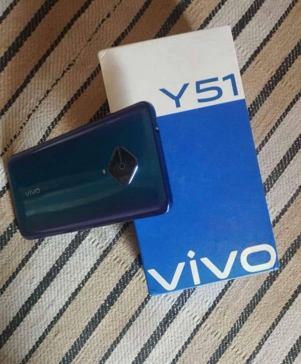 VIVO Y51 4GB RAM 128 GB ROM FRONT FinGER CAMERA 48PLUS CAMERA ETC 3