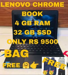 Lenovo chrome book touch screen 4 gb ram 32 gb ssd