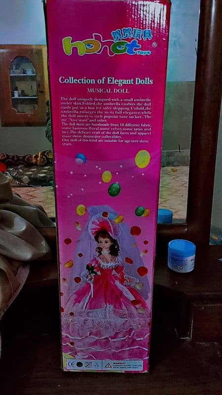 Rotating umbrella musical doll for sale 2