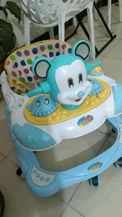 Used 12-Wheel Baby Walker